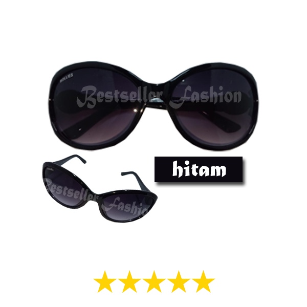 Kacamata Fashion Wanita Anti UV Hitam Kacamata Hitam Sunglasses Wanita Fashion Korea Kekinian