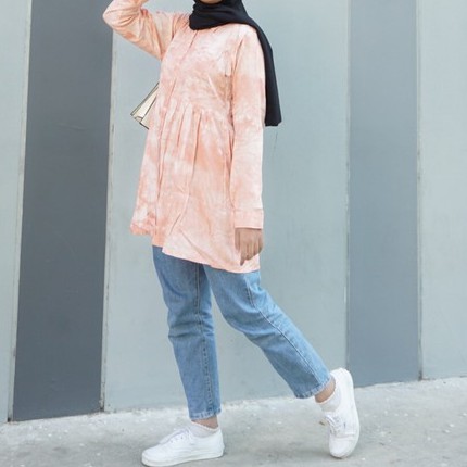 TUNIK RAYON MOTIF TUNIK RAYON ATASAN TUNIK MOTIF TUNIK RAYON MURAH TUNIK BAHAN ADEM HOOLAQUEEN