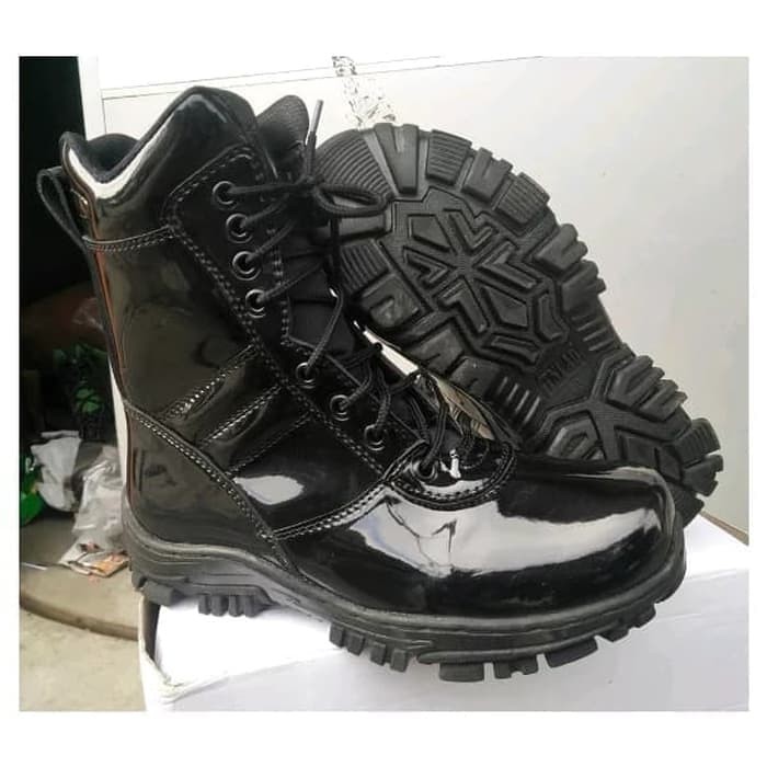 BlackPiinkMilitary        Sepatu PDL TNI POLRI Kilap Model Baru Tanpa Semir