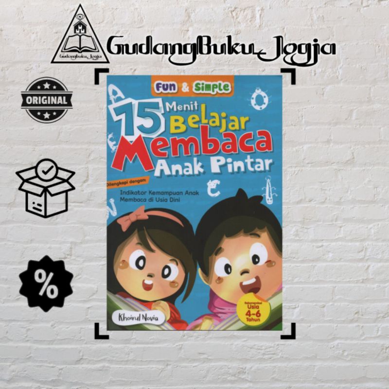 Buku Belajar Membaca Anak - 15 Menit Belajar Membaca Anak Pintar