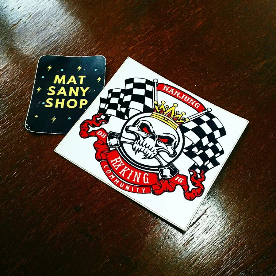 

STIKER STICKER GAMBAR TEMPEL TEMPELAN JADUL LAWAS RX KING COMMUNITY