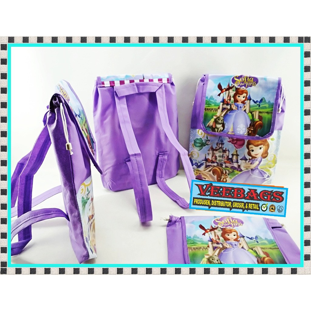 Tas Ultah Ransel Tsum Tsum, Souvenir Ulang Tahun, Tas Ulang Tahun, Perlengkapan Ulang Tahun-6