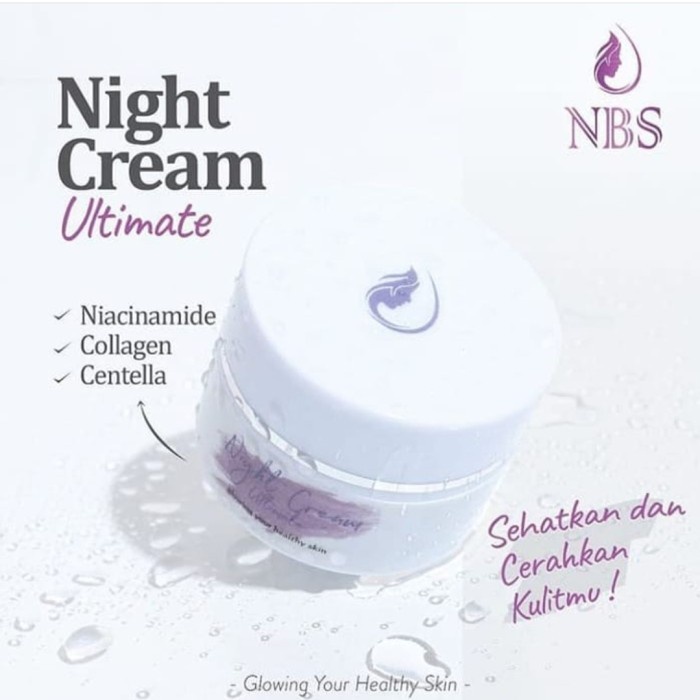 Night Cream NBS extra glow/ Night Noni Beauty Skin / Cream Malam NBS / Cream Mencerahkan / Cream Wajah / NBS