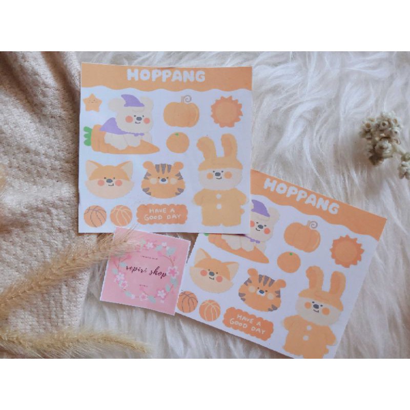 

STICKER SHEET HOPPANG | STIKER SET HOPPANG