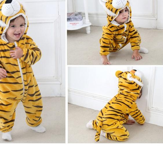 ➣ Baju Bayi Baju Anak Karakter Hewan Baju Kostum Bayi Baju Bahan Flannel ➧