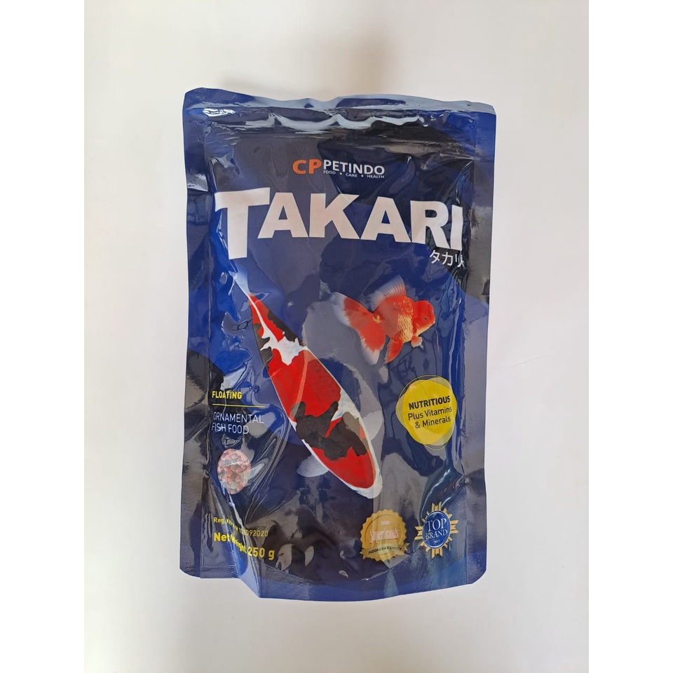 TAKARI 250gr Uk. 1mm Super Small - CP Fish Food - Pakan ikan hias kecil