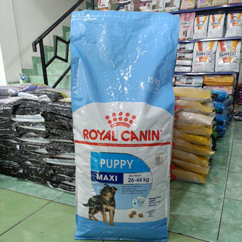 grab/Gojek Royal Canin Maxi dog puppy 15kg/ Rc Maxi puppy/ makanan anak anjing