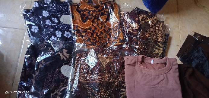 Risna Batik Hrb026 Kenongo Hem Kemeja Batik Pria Lengan Pendek Katun Primis Premium Halus M L Xl