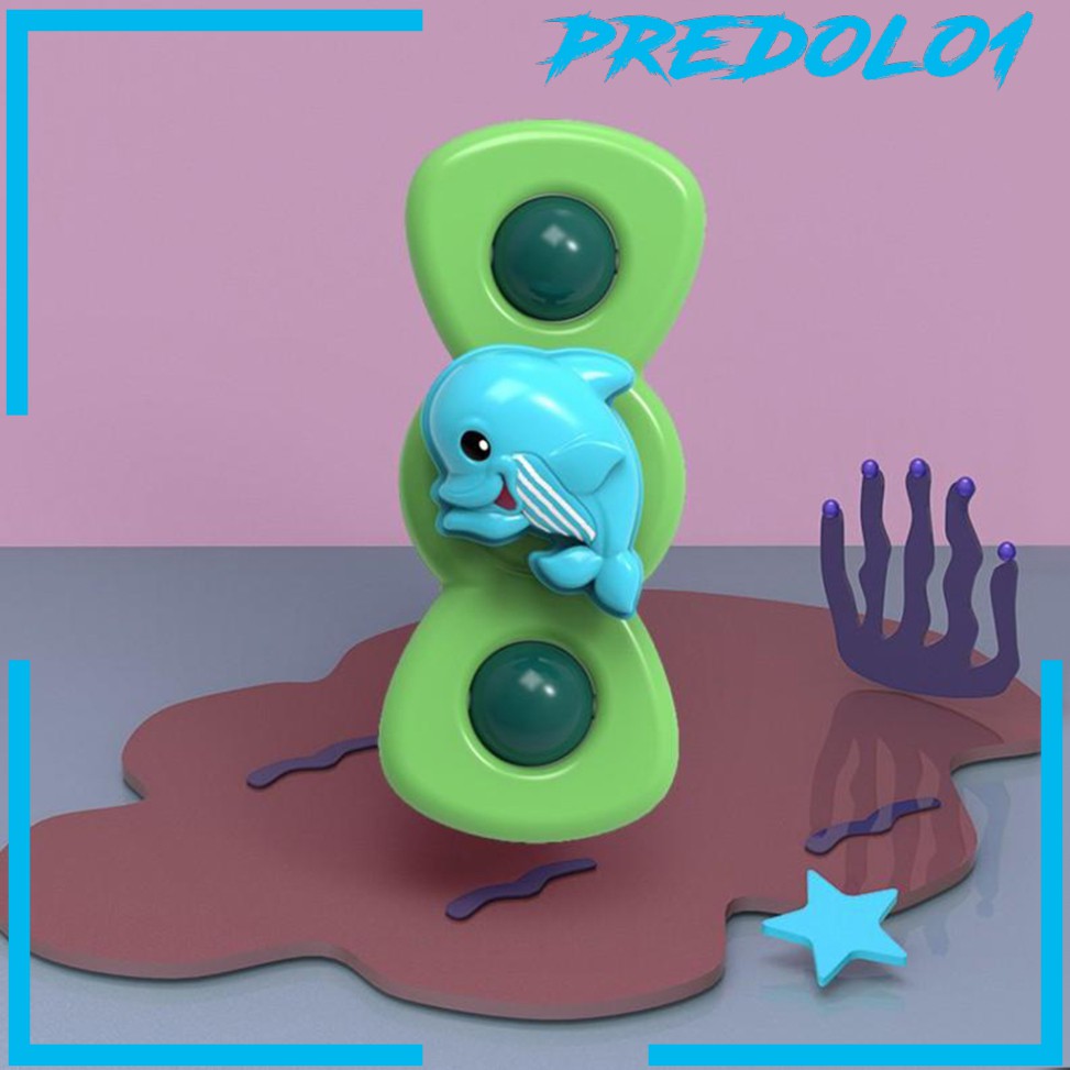 [PREDOLO1] Baby Bath Toys Suction Cup Spinning Funny Spinner Toy