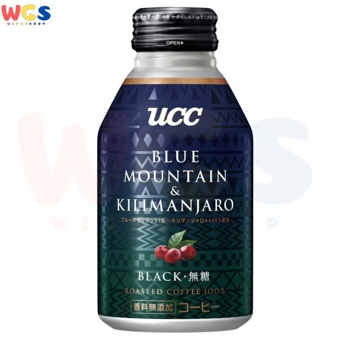 

UCC Ueshima Black Unsweetened Blue Mountain & Kilimanjaro Coffee 275g