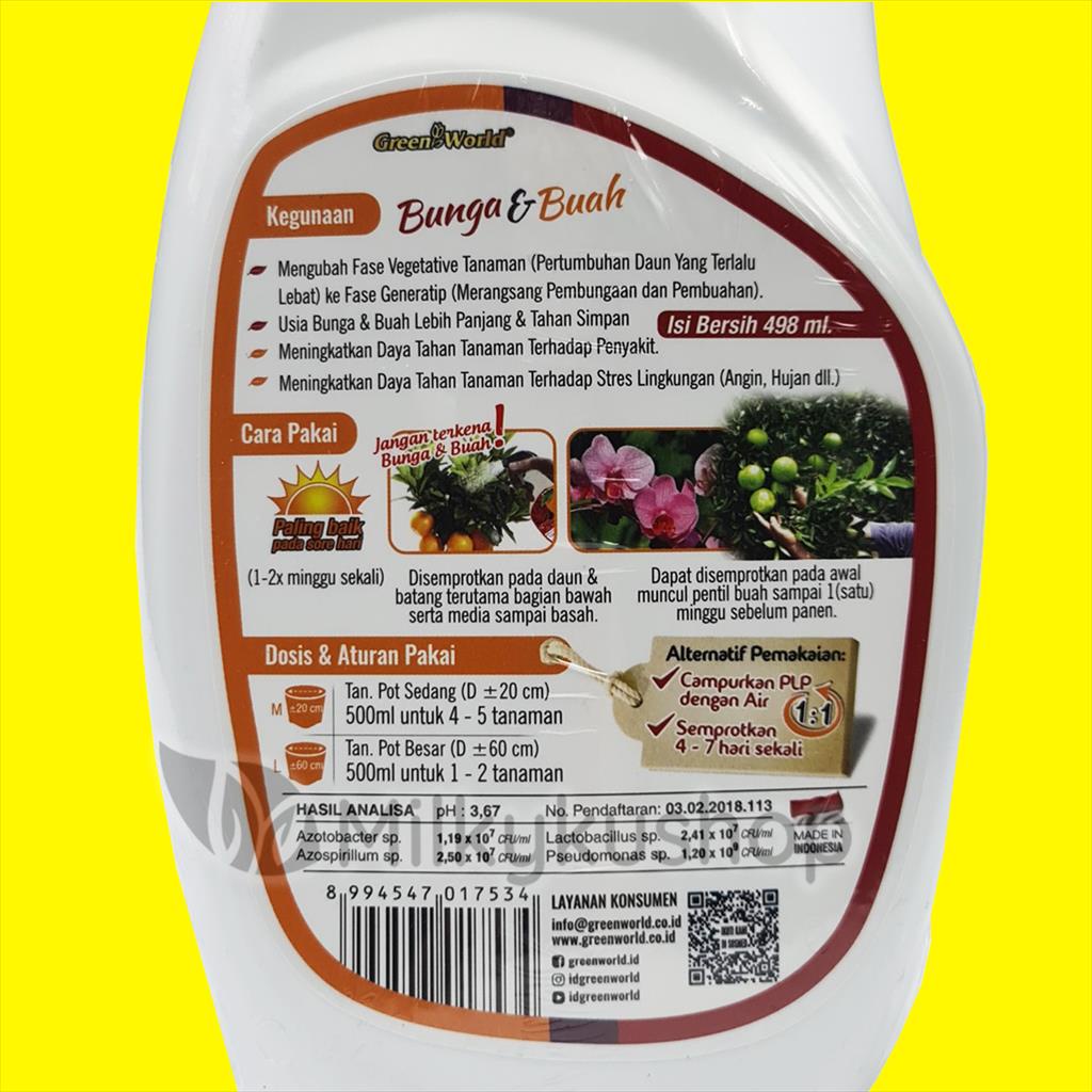 PUPUK CAIR PLP BUNGA DAN BUAH 498 ML LANGSUNG PAKAI