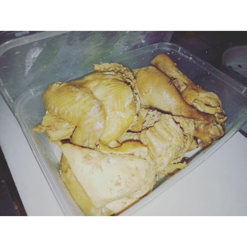 

ayam ungkep bumbu kuning segar siap goreng ayam segar matang rebus berat mentah 1kg