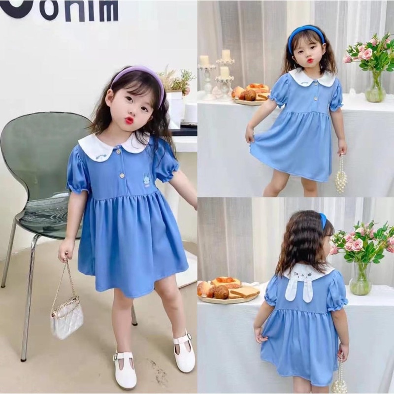 BARU! LIK015 - Dress Bayi 0-3 tahun Perempuan mewah Baju Pesta Pergi Jalan Lucu