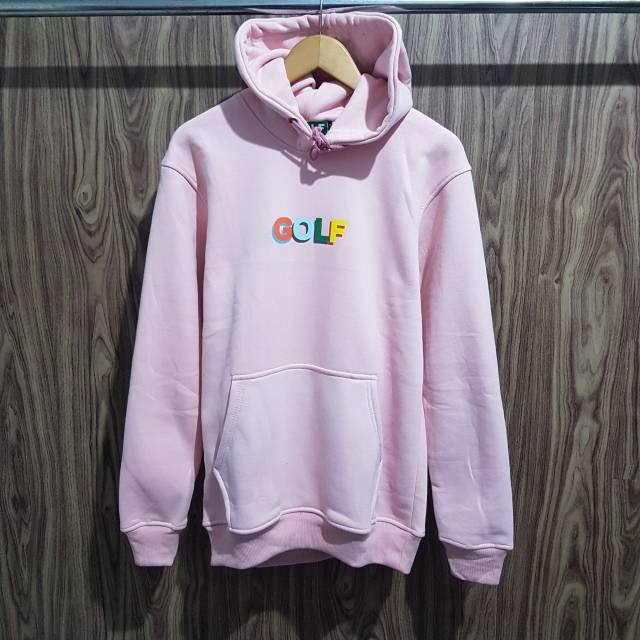 pink golf hoodie