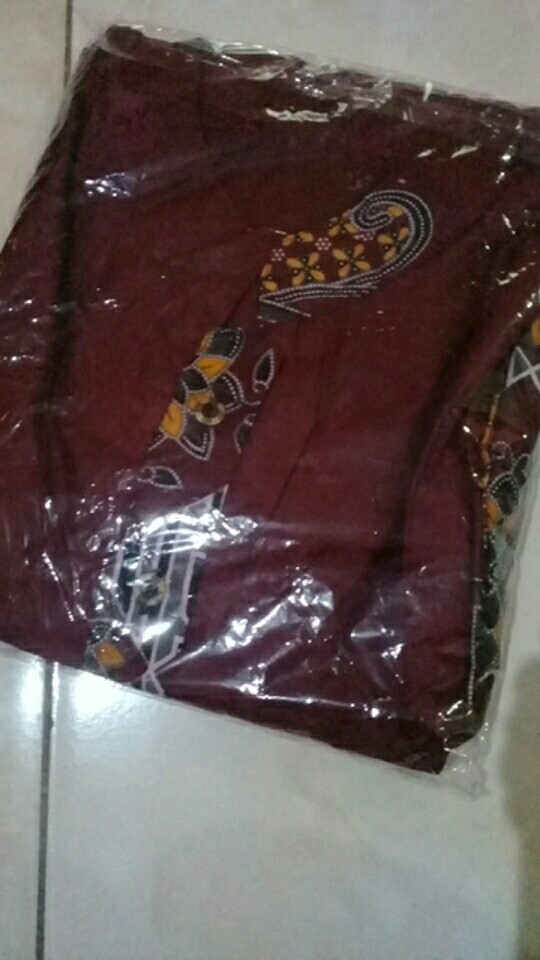 Ms Gamis Batik Sriwedari Maxi Bumil/busui Katun Sogan Allsize Ld 105