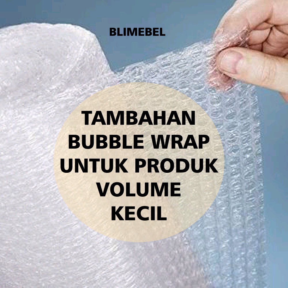 

Tambahan Bubble Wrap Untuk Produk Volume Kecil