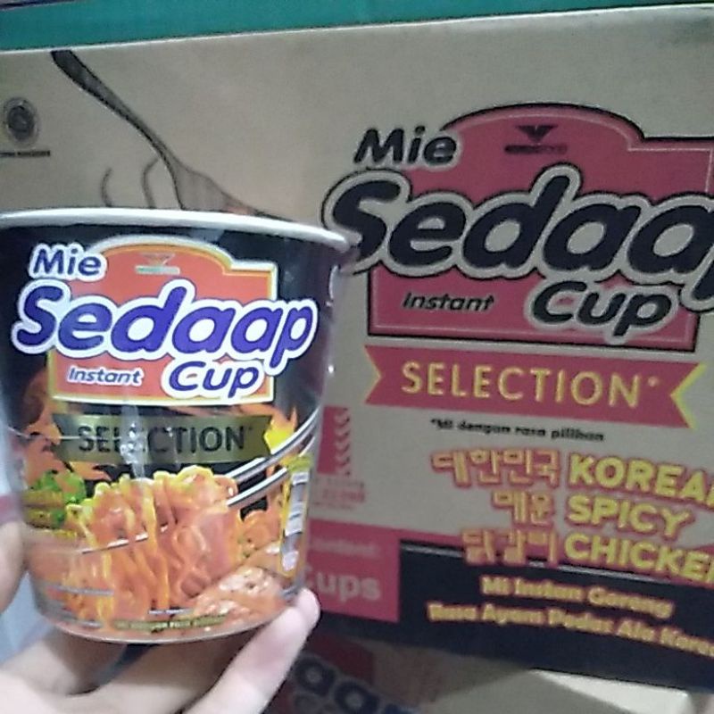 Mie Sedaap Cup Berbagai Variant 1 dus isi 12 Cup