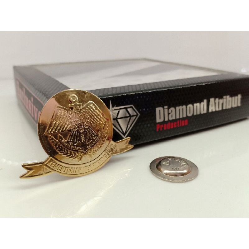 Pin Dishub Kuningan gold Exclusive