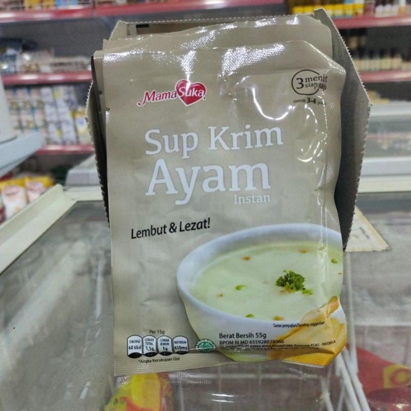 

Mama Suka Sup Krim Ayam Instan 55gr