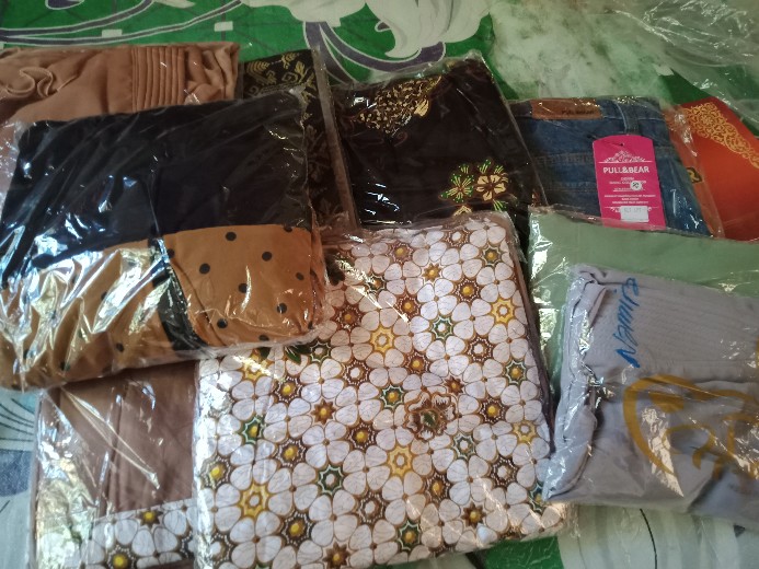 Gamis Batik (cod) Manggar Gamis Batik Pesta Model Terbaru