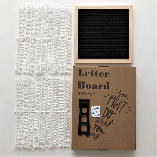 Papan Huruf / DIY Changeable Letter Board Dekorasi Rumah Baby Cafe/Felt letter board