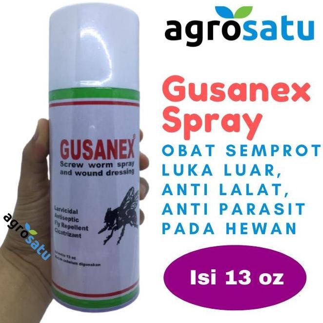 Terlariss Obat Luka Hewan Gusanex Spray Anti Lalat Ternak Sapi