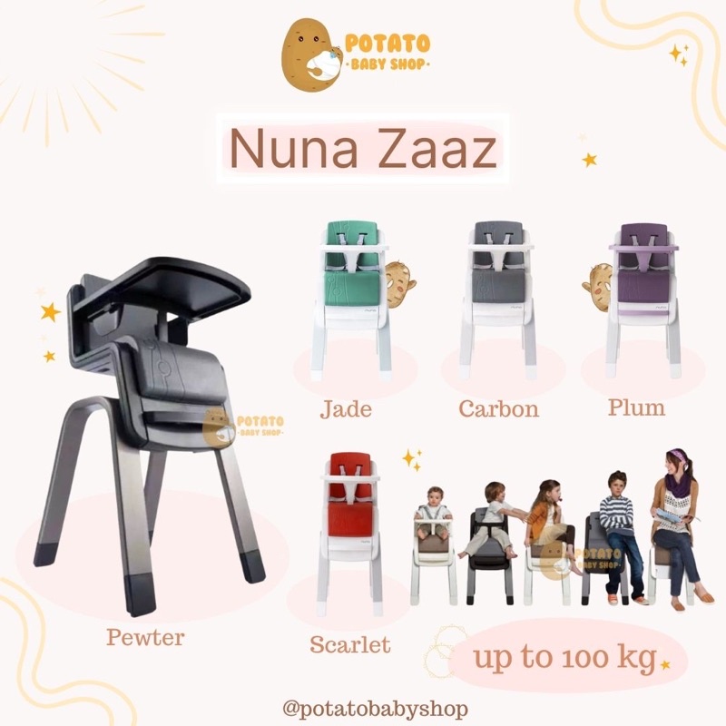 Nuna Zaaz High Chair / Baby Chair / Kursi Makan Anak