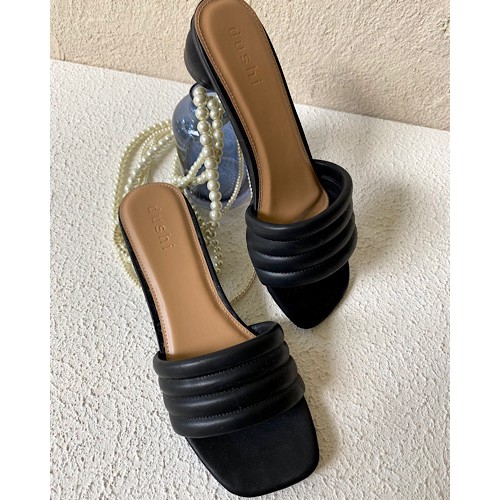 DUSHI Reva heels - sandal hak tahu wanita 3CM