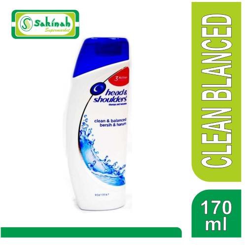 Head &amp; Shoulders Shampo Anti Ketombe Clean &amp; Balanced 170ML