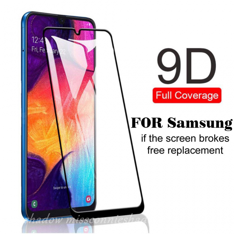 Samsung A12 A03s A52s A22 A32 A52 A72 A02S A51 A71 A70 A50 A30 A10 A10S 9D Full Cover Temper Glass Samsung A11 A50s A21s A51 A71 A50 A30s A30 A20 A10 M10 A10s A20s M11 Temper Glass