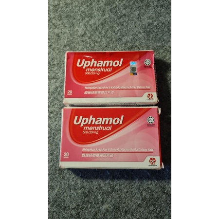 Uphamol Menstrual Malaysia isi 20tab pereda nyeri menstruasi