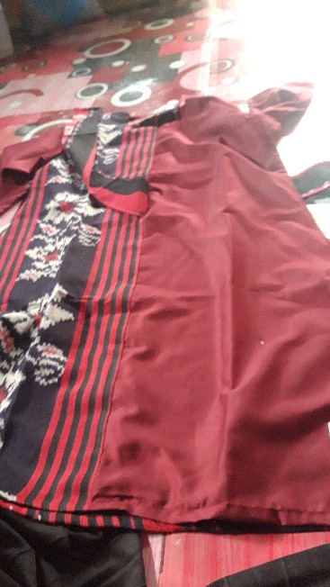 Shanaya Batik Tunik Tenun Kombinasi Toyobo Premium Mirea Size S M L Xl Xxl