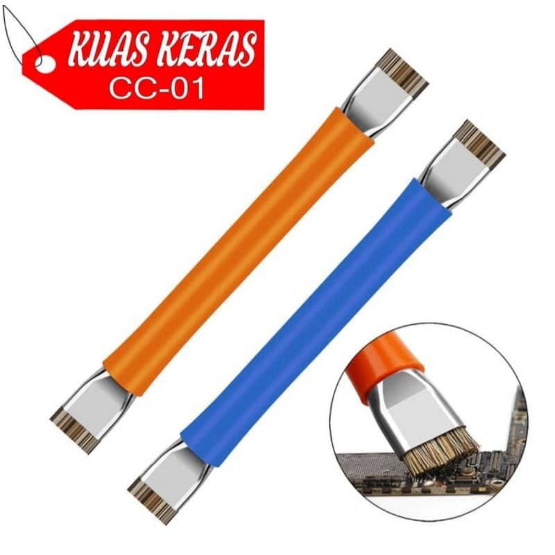 KUAS KERAS DOUBLE HEADED BRUSH CC-01 ALAT SERVICE