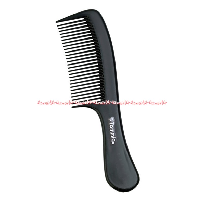 Tammia Sisir Tulang Gagang Hitam Black Comb Tamia Combs Sisir Rambut Gigi Agak Jarang Sisir Dengan Gagang Comb With Handle