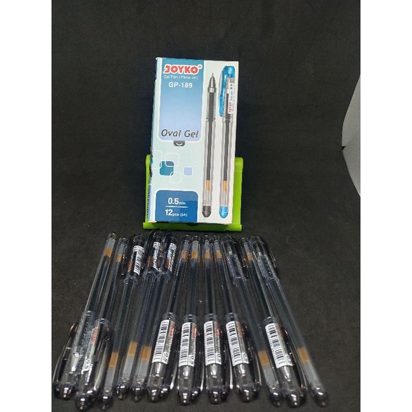 

PEN.GEL.BOLPOIN.PENA.PULPEN.JOIKO.Hitam.ISI.12.pcs
