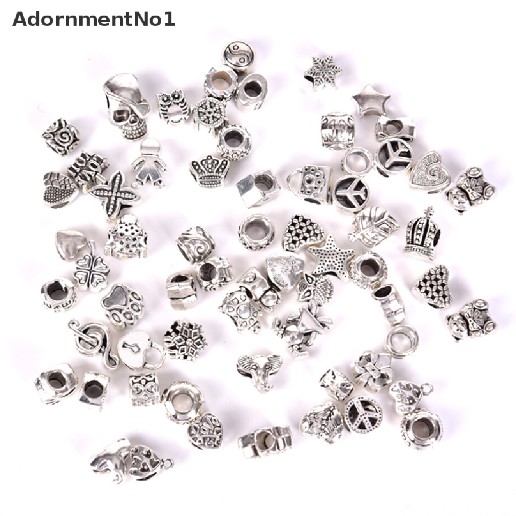 (AdornmentNo1) 60pcs Manik-Manik Bali Antik Untuk Membuat Perhiasan Gelang DIY