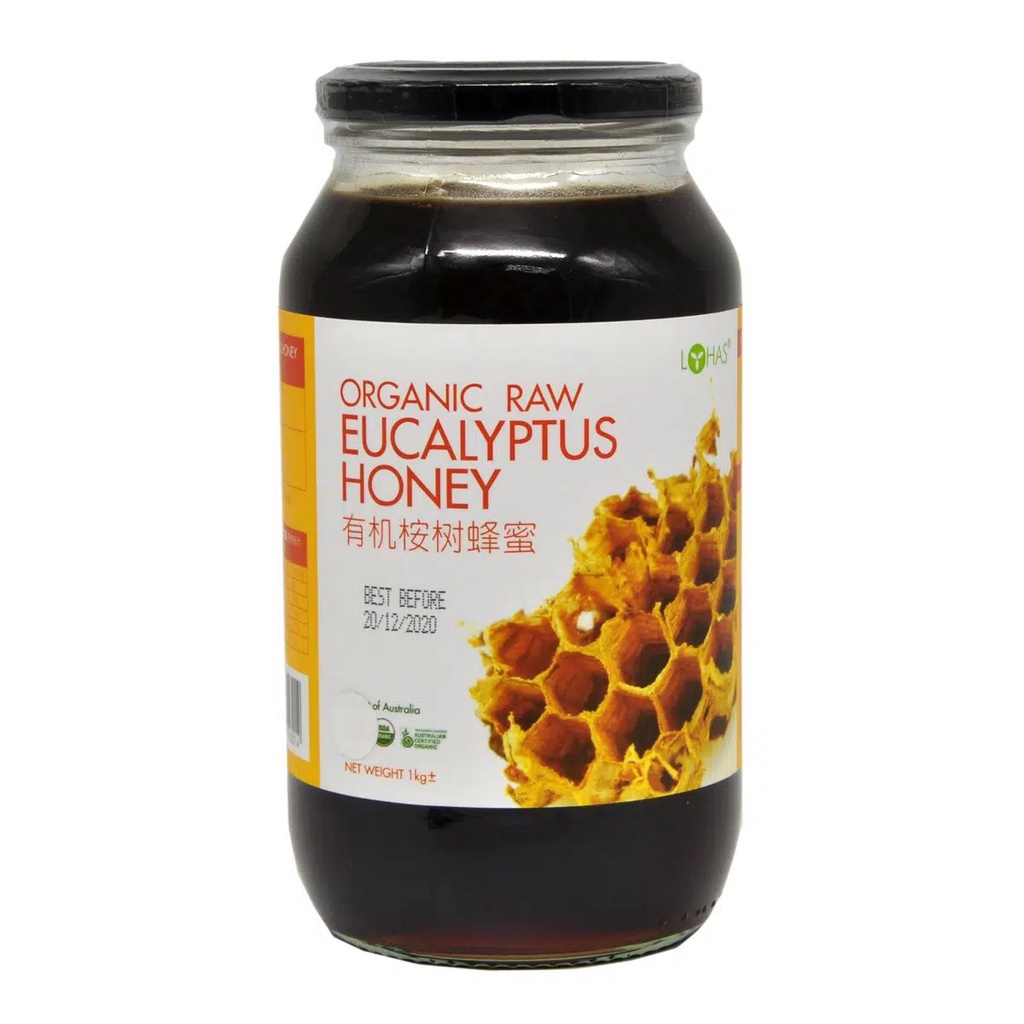 

Lohas Organic Raw Eucalyptus Honey - 1kg