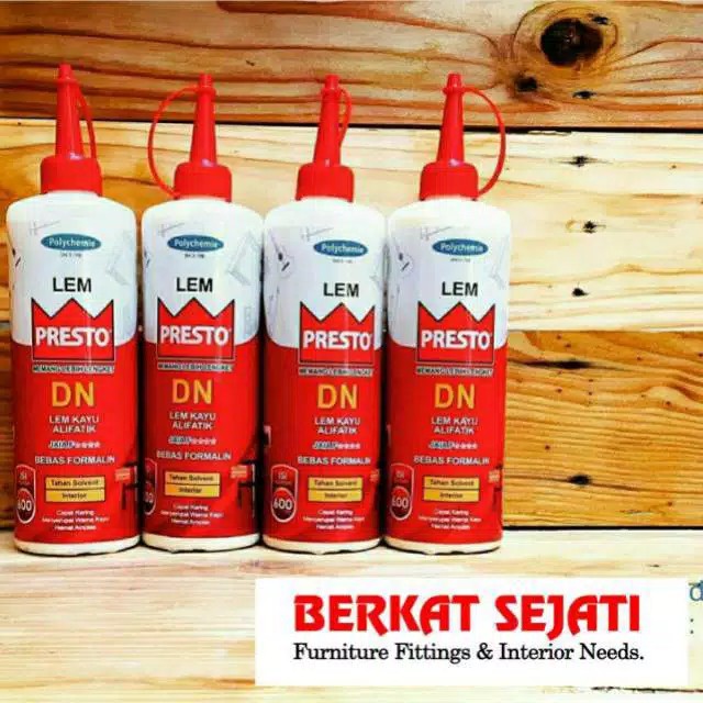 

LEM KAYU ALIFATIK PRESTO 600 GRAM