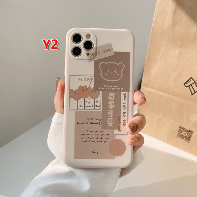 REDMI Case Redmi10 A1 11 12C 9A MI 1011 Lite 12 Lite 10T Note12 10 9 8 10Pro 10s 10 Pro Plus 9 9T 9C NFC Poco X5 M4 F4 M3 Pro F3 X3 Pro M3 Ins Stone Case Kubus Lurus Beruang Lucu Putih