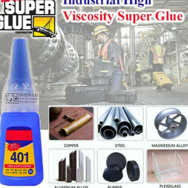 

bof-95 Lem Cair Instan BULAIEN 401 ORIGINAL / Multifungsi Bening Transparan / Super Kuat °•.¸¸.•°`