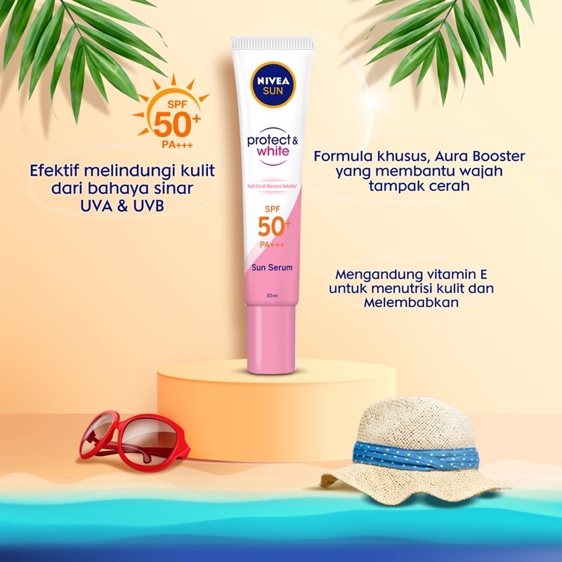 NIVEA Sun Face Protection Serum spf 50 PA+++ / Nivea Sunscreen