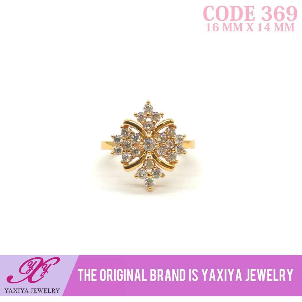 

Cincin Permata Lapis Emas Perhiasan Imitasi Gold Yaxiya Jewelry 369
