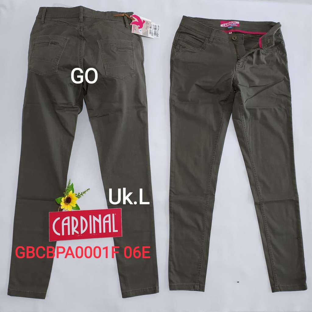 gof L CELANA JEANS CARDINAL Casual Katun Pensil Skinny Fit Celana Panjang Jeans Perempuan