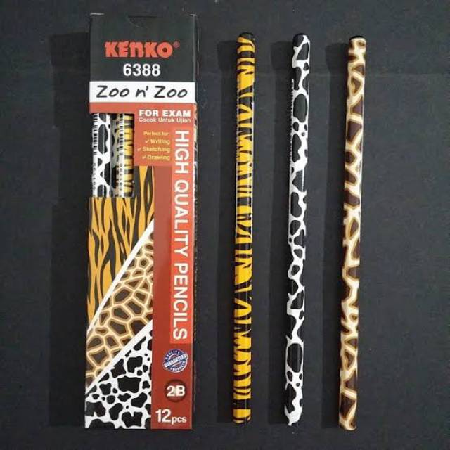 

Pensil kenko 6388 - pensil zoo n zoo - pensil kayu serut