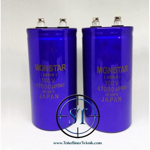 Elco 47000/100V ( 47,000/100V / 47000/100V / 47000Uf/100V ) Sitekni88 Kualitas Baik