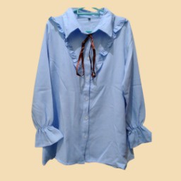 Spring Blouse soft blue