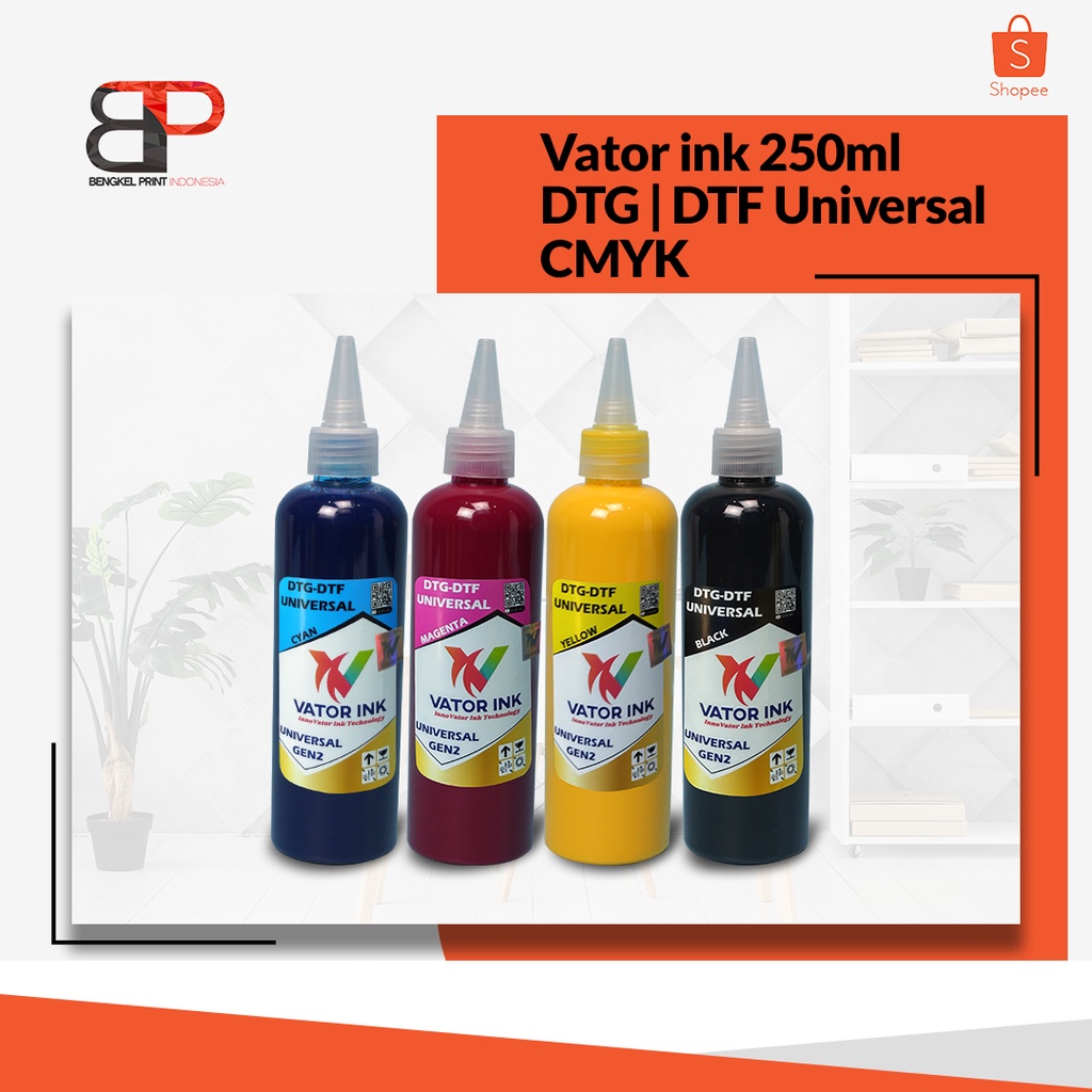 Tinta Vator Universal Gen 2 COLOR for DTG | DST | DTF 250ml