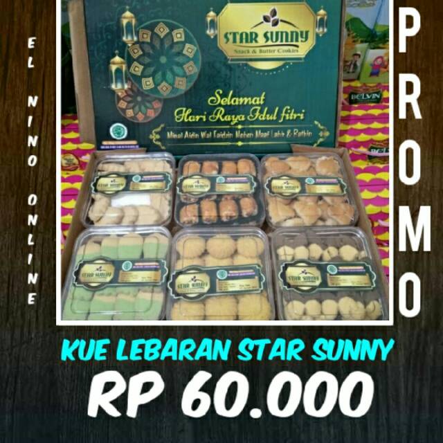 

KUE LEBARAN STAR SUNNY - PARCEL KUE KERING