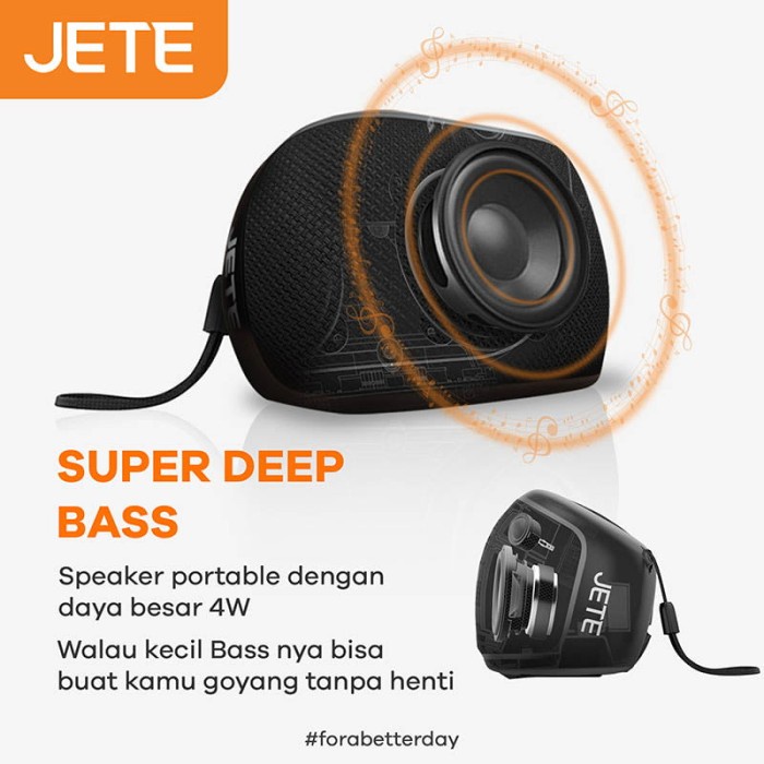 Jete Portable Speaker Bluethooth S1 - Bluethooth Speaker