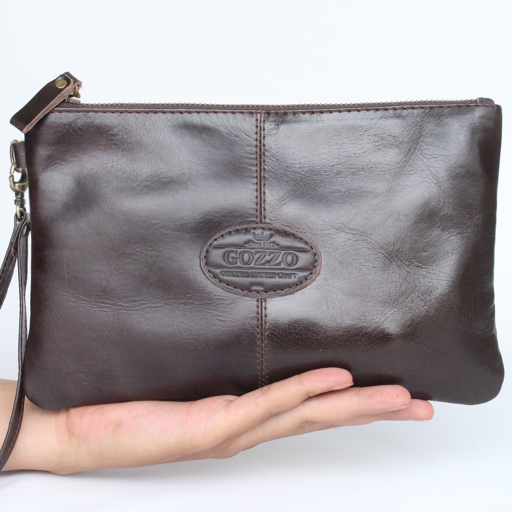 POUCH KULIT ASLI WANITA MALIKA / FREE GRAVIR NAMA